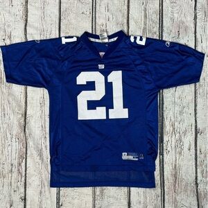 Tiki Barber New York Giants Reebok Youth Kids Boys NFL Football Jersey